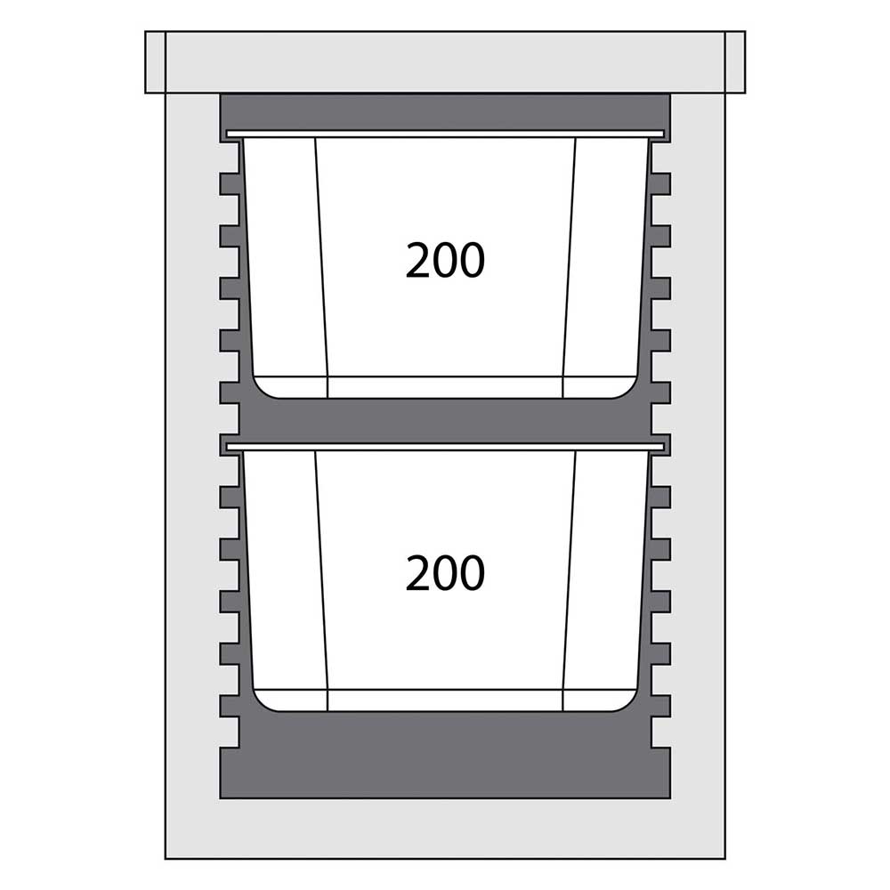 EPP Thermobox Frontlader, Nutzinhalt 93 Liter, schwarz