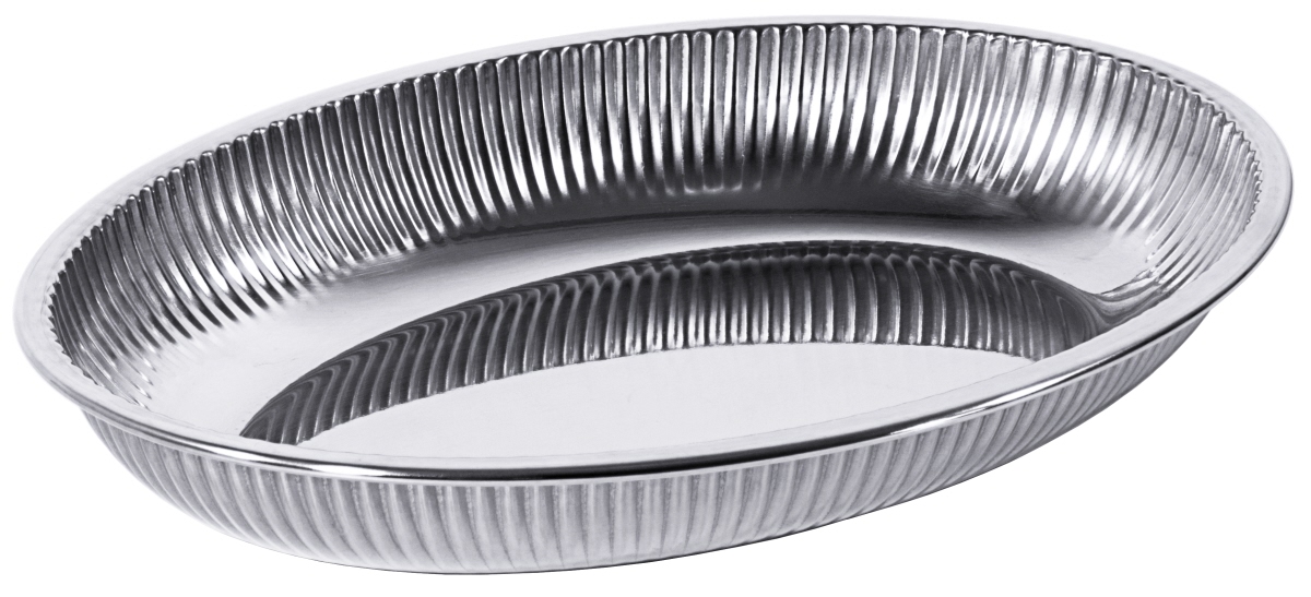 Brotschale Edelstahl, oval - Contacto