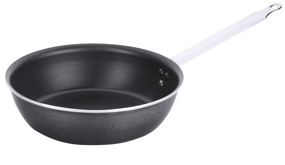 Contacto 5075/240 - Sauteuse 24 cm, Aluminium mit Edelstahlgriff mit Antihaft-Beschichtung