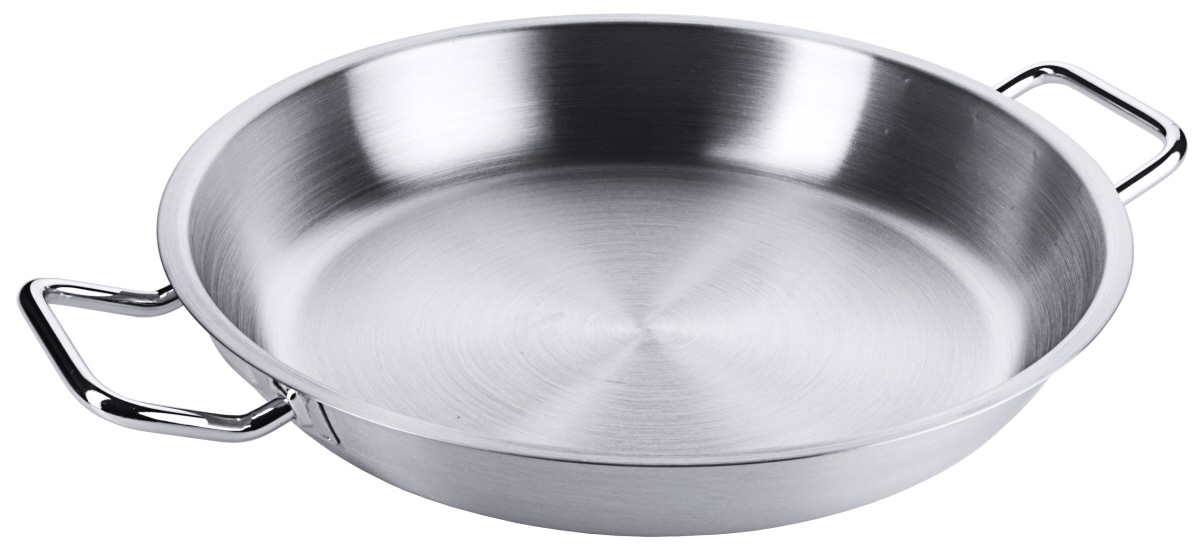 Edelstahl Bratpfanne/ Paellapfanne 36 cm - Contacto