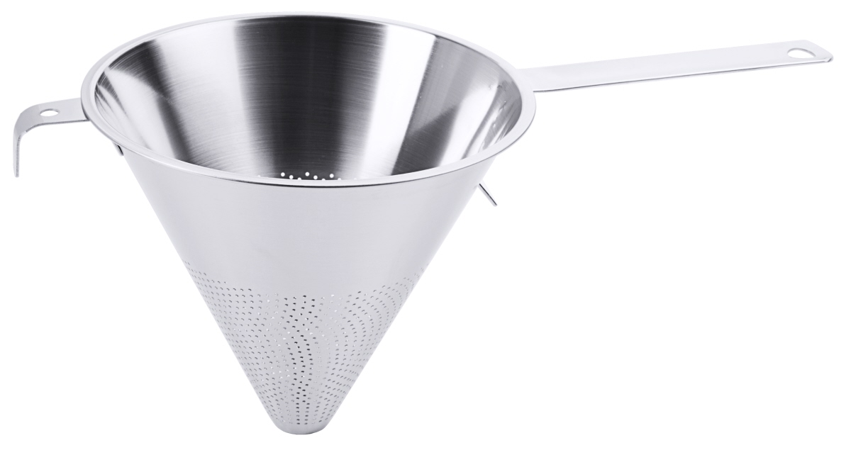Contacto Spitzsieb mit Flachgriff 20 cm