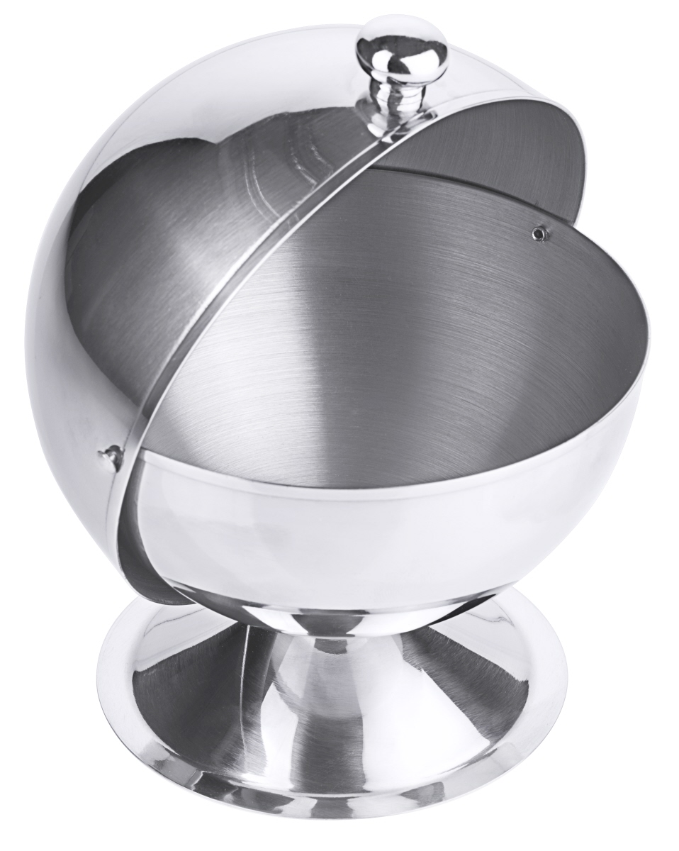 Zuckerkugel Zuckerdose aus Edelstahl 13 cm - Contacto