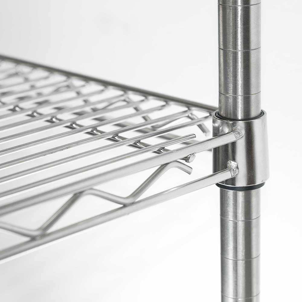 Stalgast Lagerregal aus Chromstahl1220x610x1800 mm (BxTxH)