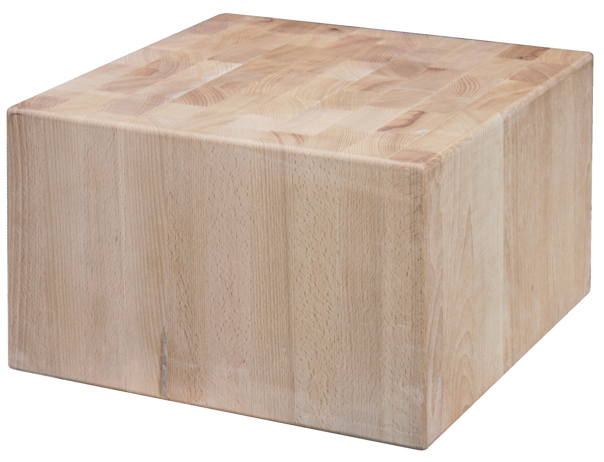 Contacto 3644/504 - Hackblock Weissbuche ohne Untergestell 50 x 40 x 25 cm