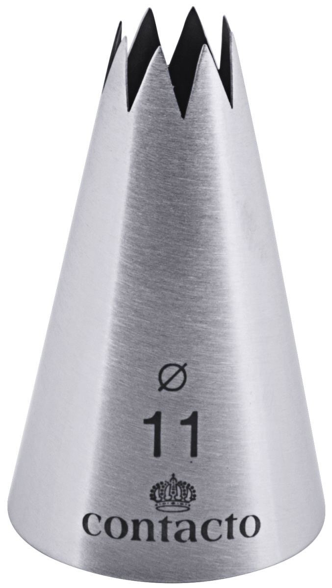 Contacto 711/011 - Sterntülle aus Edelstahl 11 mm