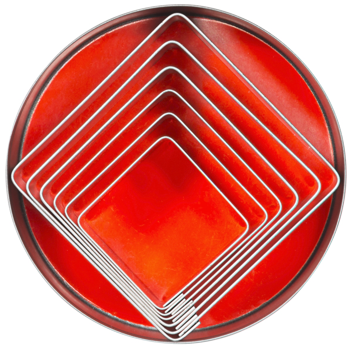 Contacto 615/006 - Ausstechformen Quadrat Set à 6 Stück, glatt