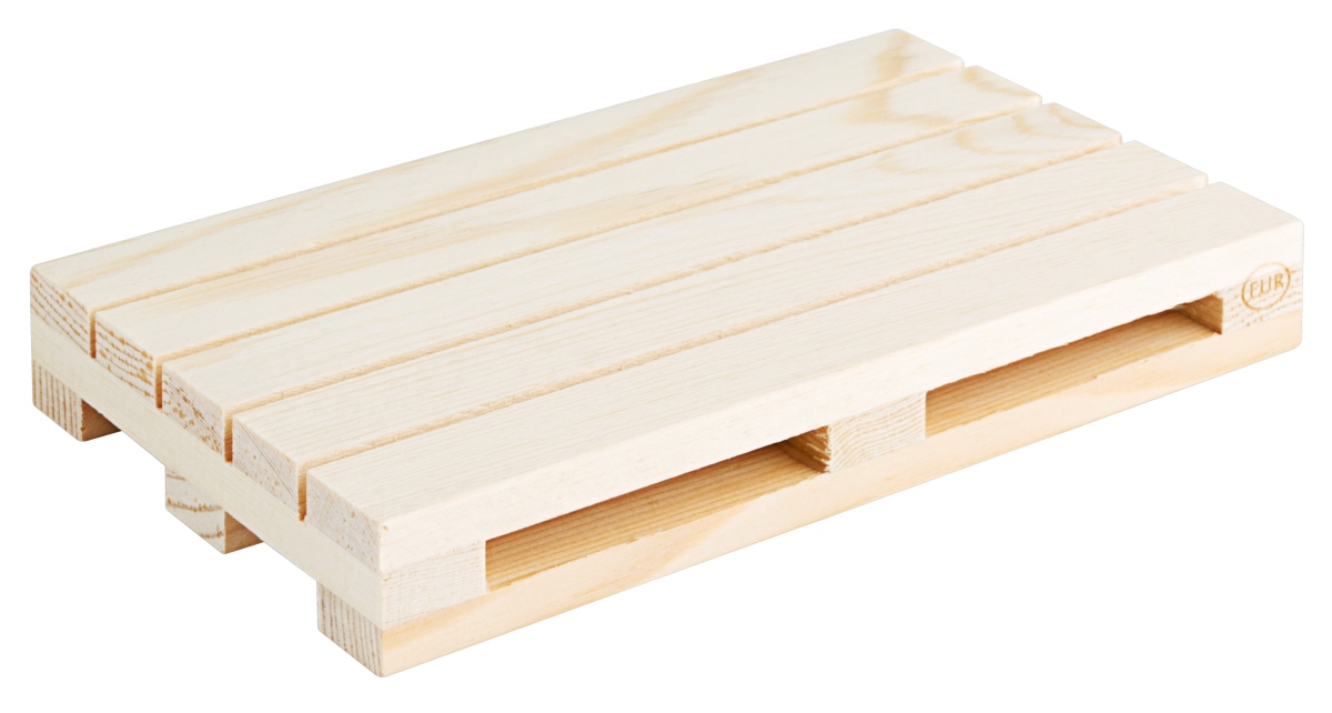 Contacto 3898/150 - Holzpalette 15 x 9 cm, natur