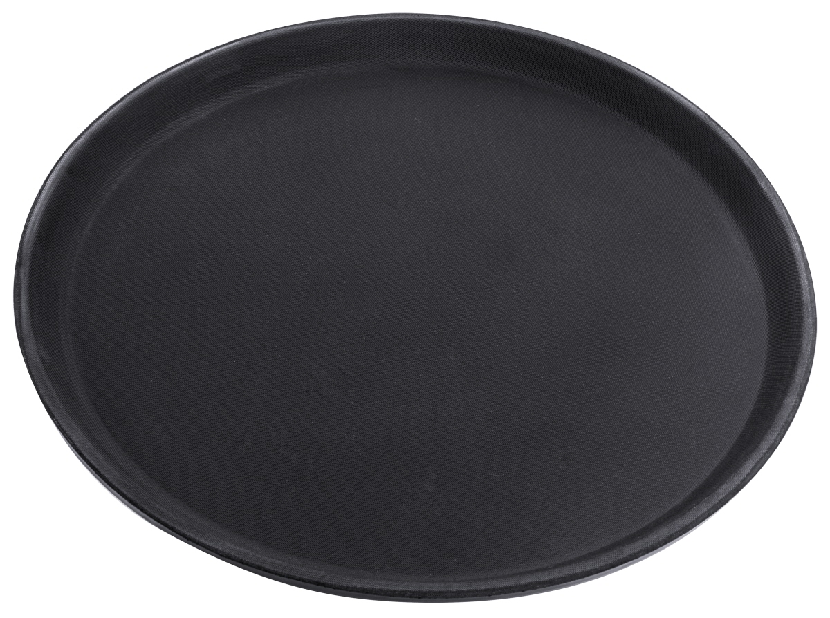 Contacto 3775/351 - Tablett, rund 35 cm, schwarz rutschfest