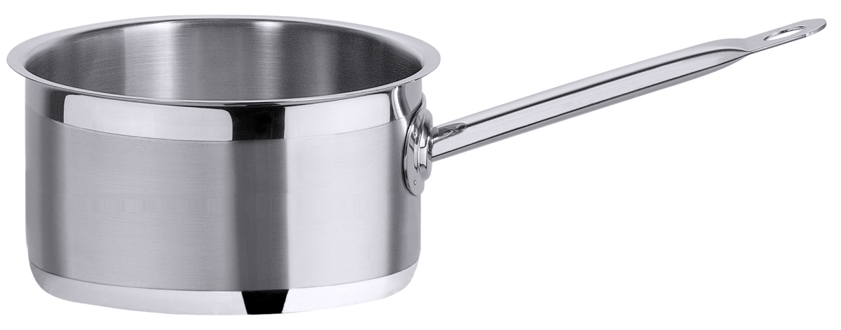 Edelstahl Stielkasserolle, hoch 16 cm - Contacto