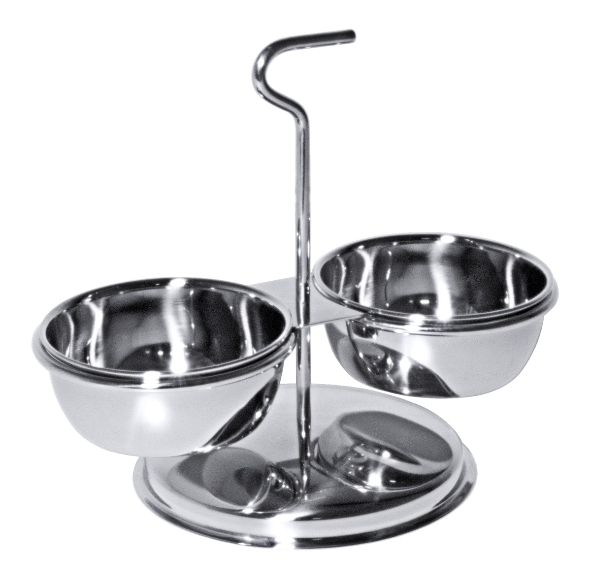 Dipschalen Set aus Edelstahl, zwei Schalen - Contacto