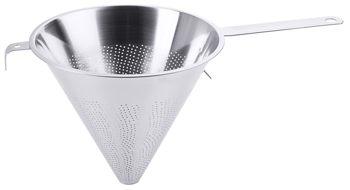 Contacto Spitzsieb mit Flachgriff 23 cm