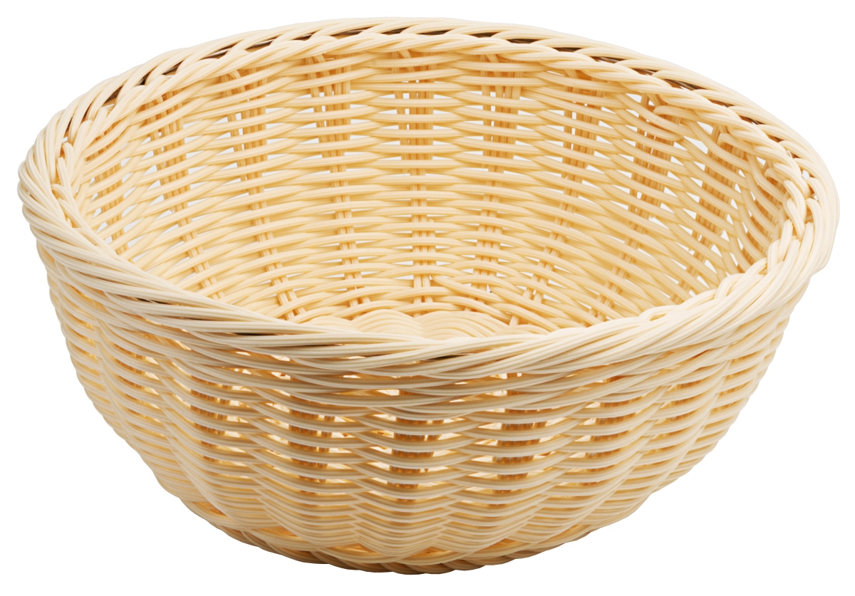 Contacto 4783/250 - Polyrattan-Korb, rund 25 cm Brotkorb