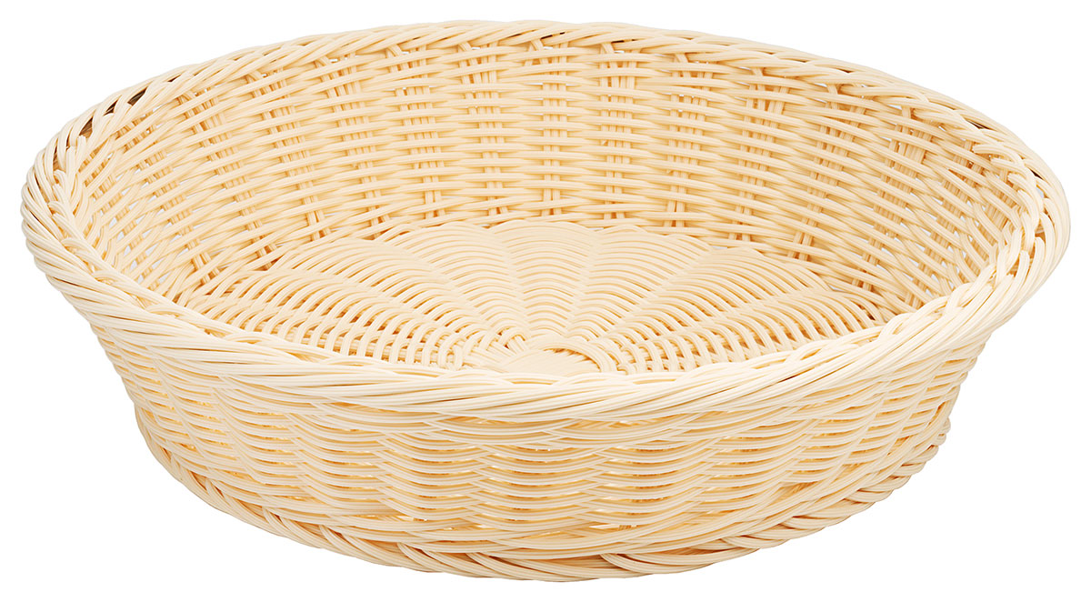 Contacto 4789/380 - Polyrattan-Korb rund 38 cm Brotkorb