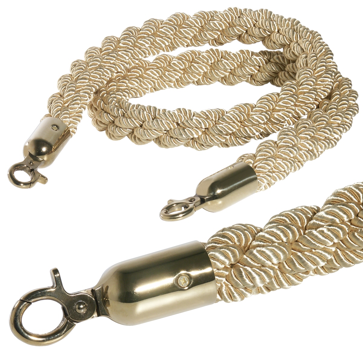 Absperrseil gewunden, gold - Contacto
