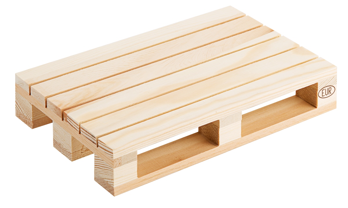 Mini Holzpalette 20 x 13 cm | natur