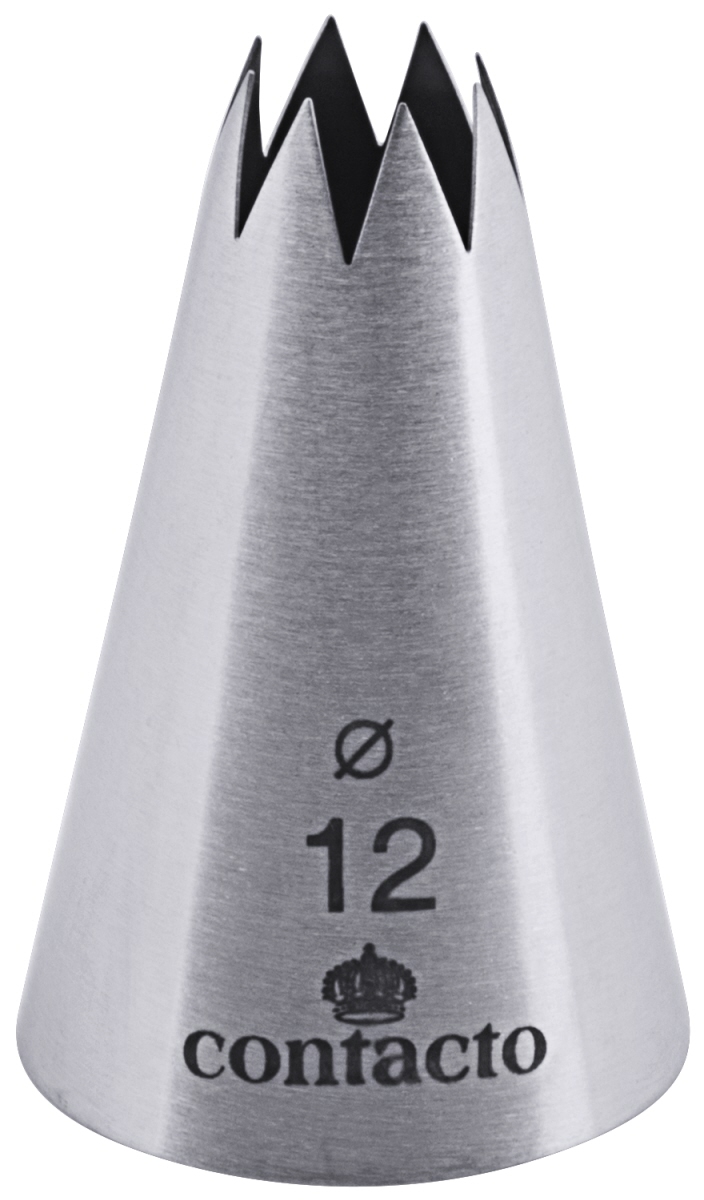 Contacto 711/012 - Sterntülle aus Edelstahl 12 mm