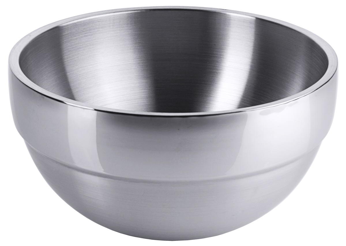 Servierschüssel Edelstahl, doppelwandig 22,5 cm - Contacto