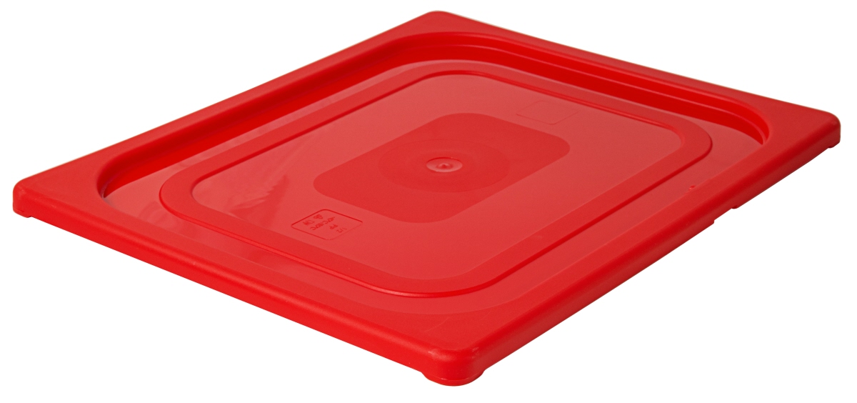Contacto 5525/129 - GN-Deckel 1/2, rot aus Polypropylen für Serie 5511