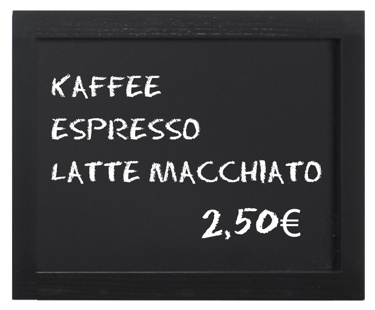 Contacto 7680/040 - Wandtafel, schwarz 40 x 30 cm
