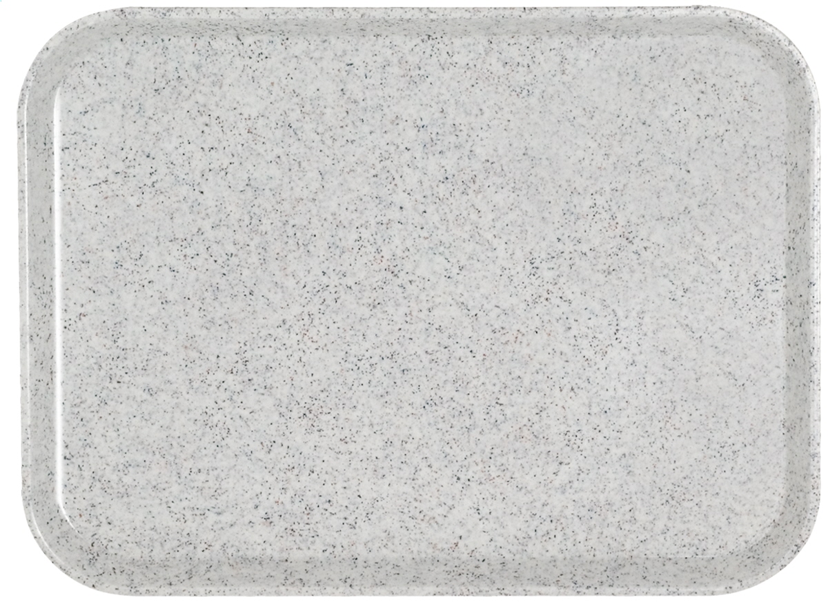 Contacto 5354/005 - Tablett Glasfaser, granitgrau 46 cm x 36 cm