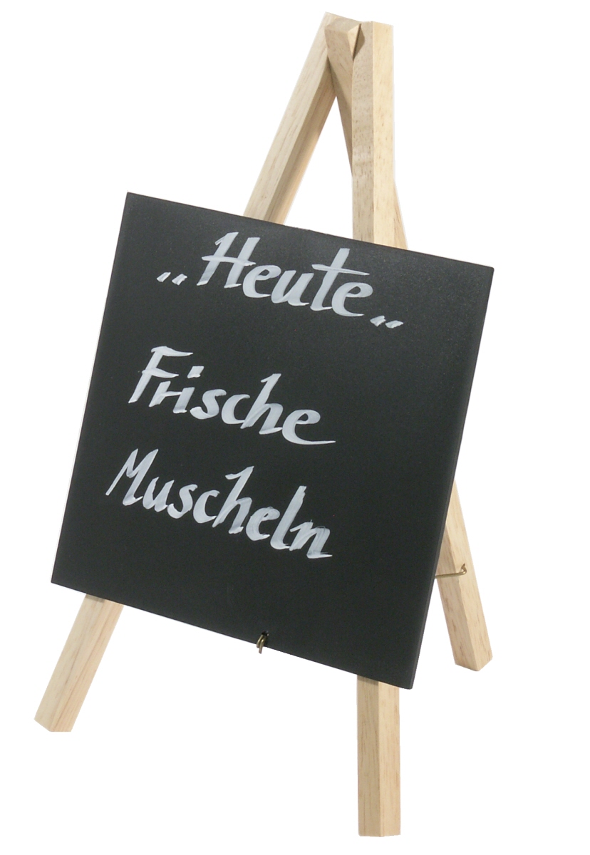 Contacto 7689/240 - Tischstaffelei, naturfarben Packung mit 3 Stück