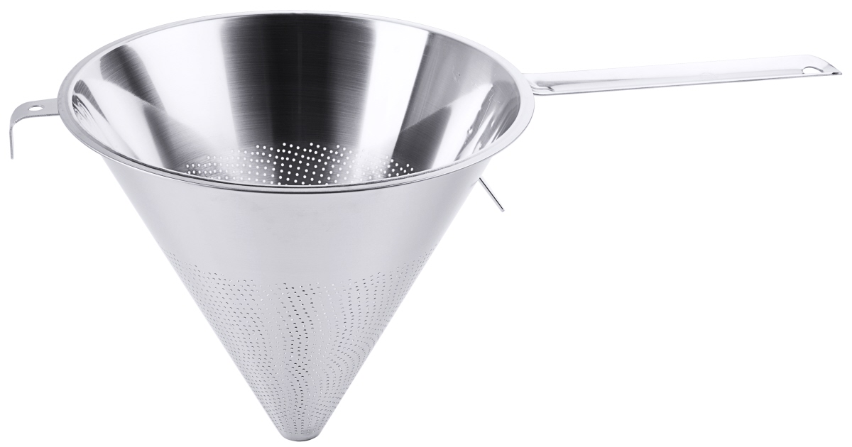 Contacto Spitzsieb mit Flachgriff 27 cm