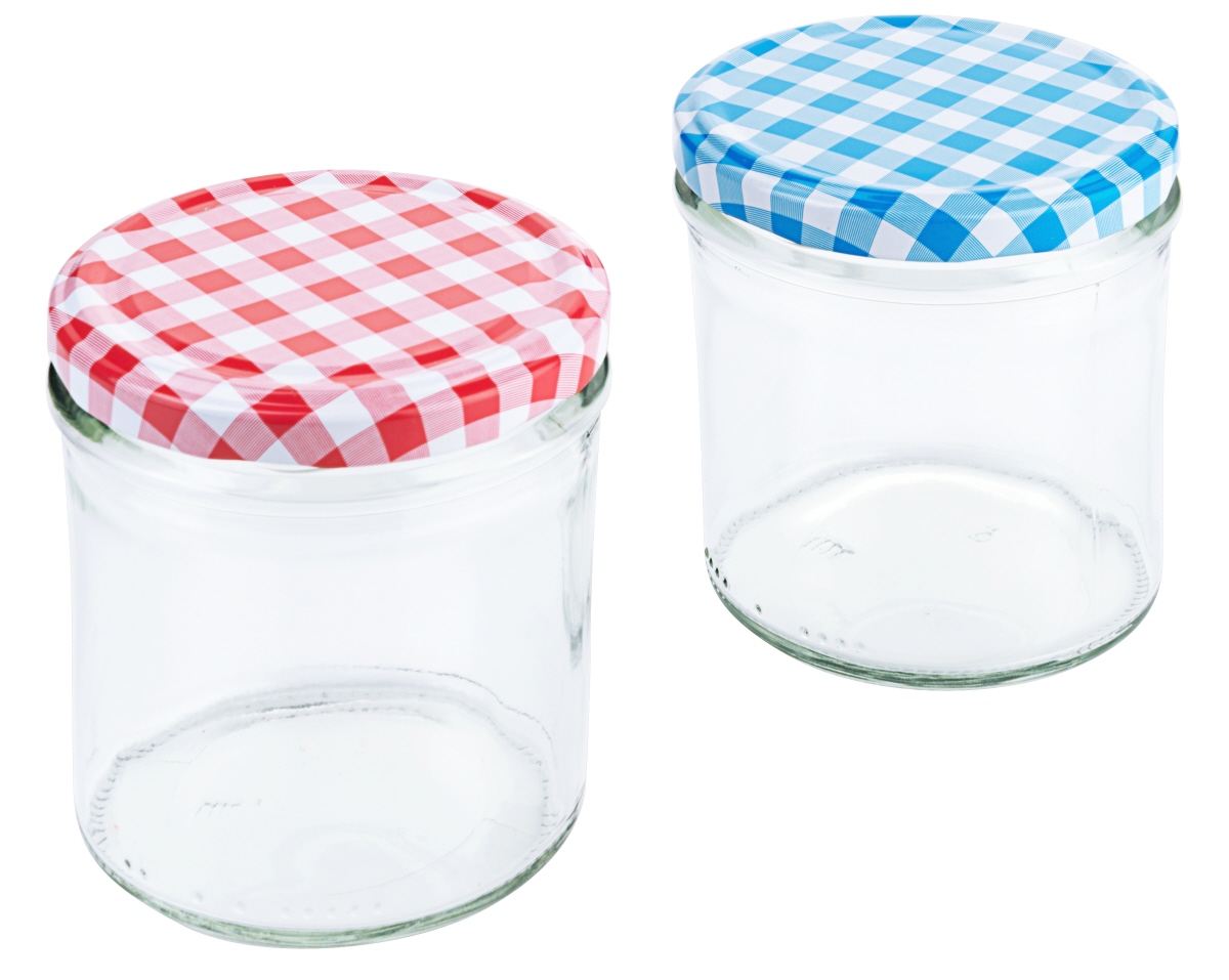 Contacto 2705/350 - Einkochglas Einweckgläser Weckglas 350 ml Deckel 6-er Set
