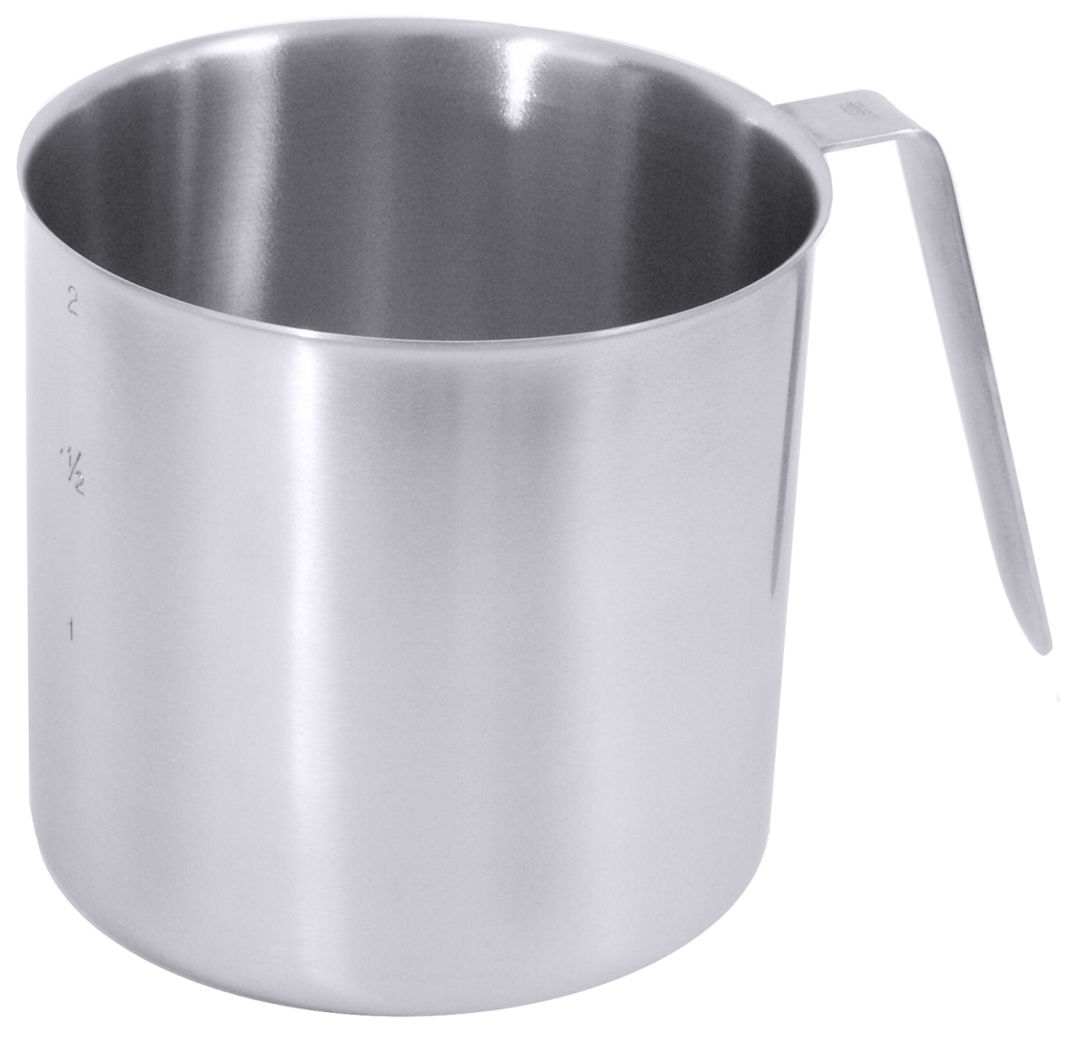 Messbecher Edelstahl, zylindrisch 0,5 l - Contacto