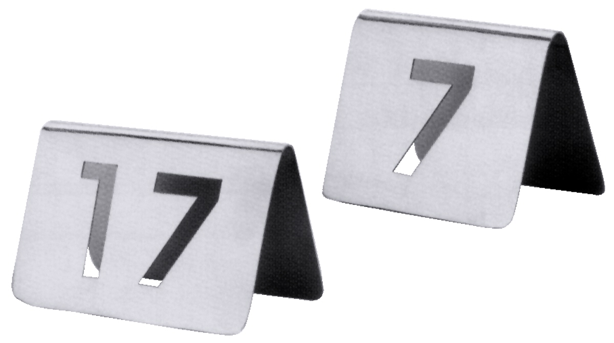 Contacto 1059/000 - Tischnummernschild ausgestanzt SammelArtikel Bitte CTO-1059/6xx verwenden.