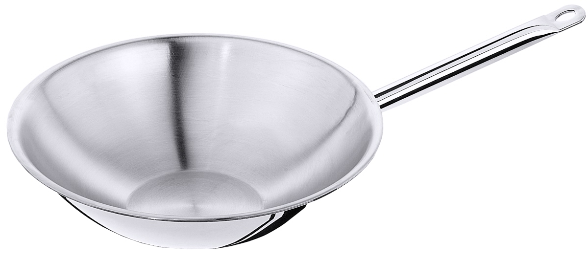 Contacto 526/360 - Wok Edelstahl mehrschichtig flacher Boden