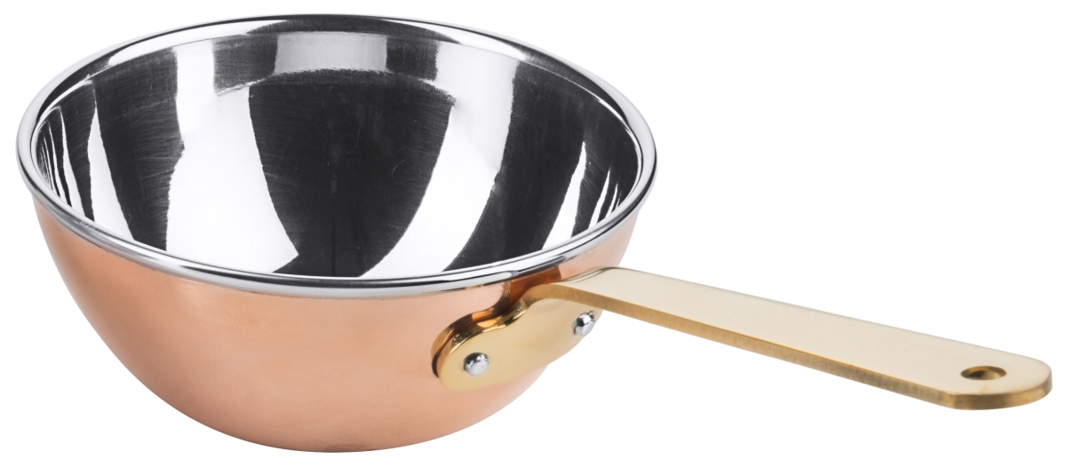Contacto 8767/110 - Wok 12 cm aus Kupfer/Edelstahl