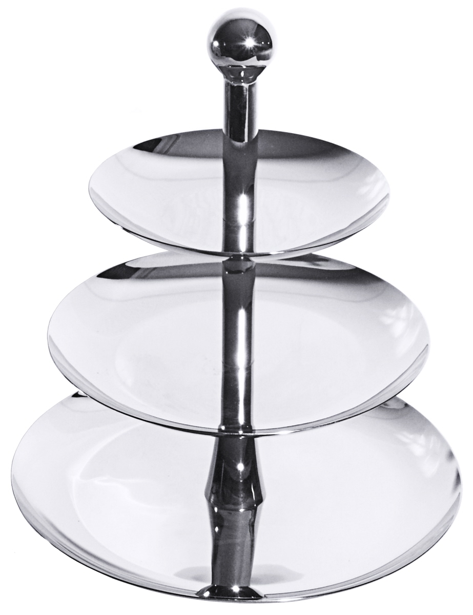 Contacto 59/003 - Schalen-Etagere 3-stufig Schalen 27 / 22 / 16,5 cm