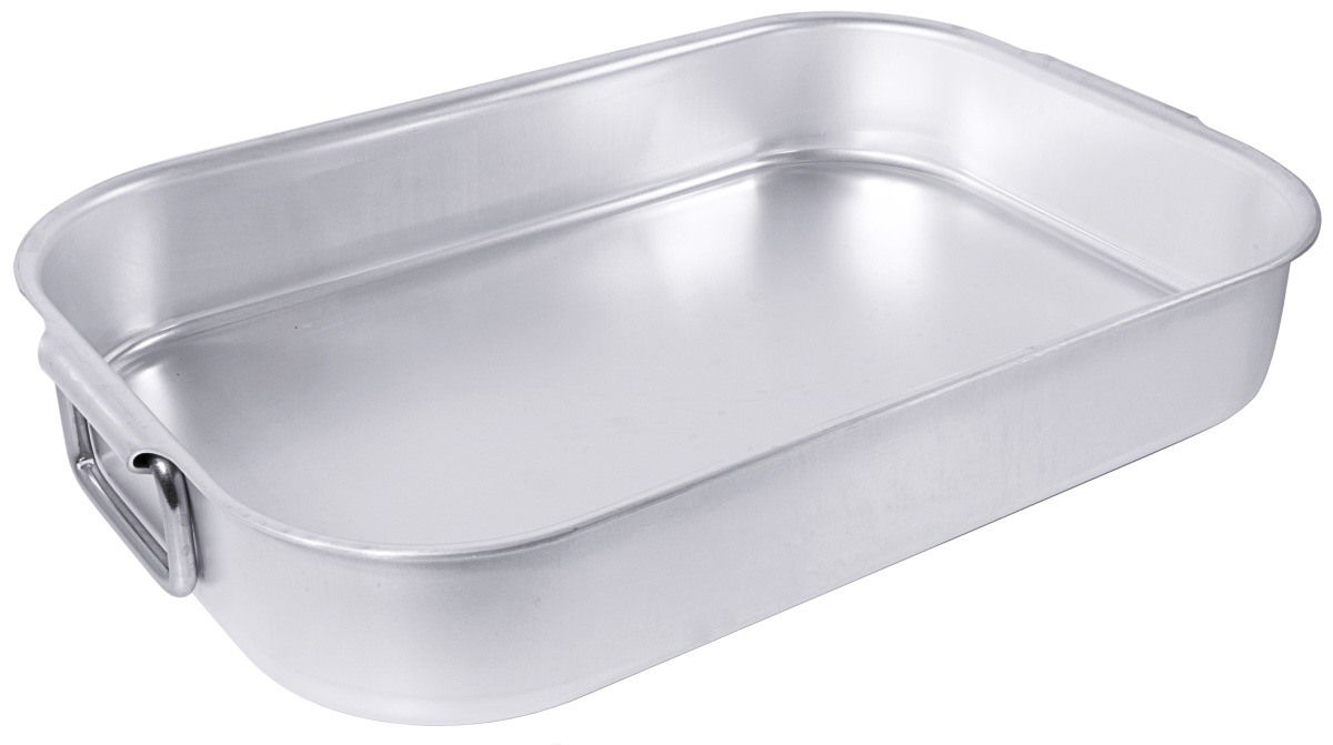 Bratpfanne eckig 54 x 32,5 cm Aluminium mit zwei Griffen