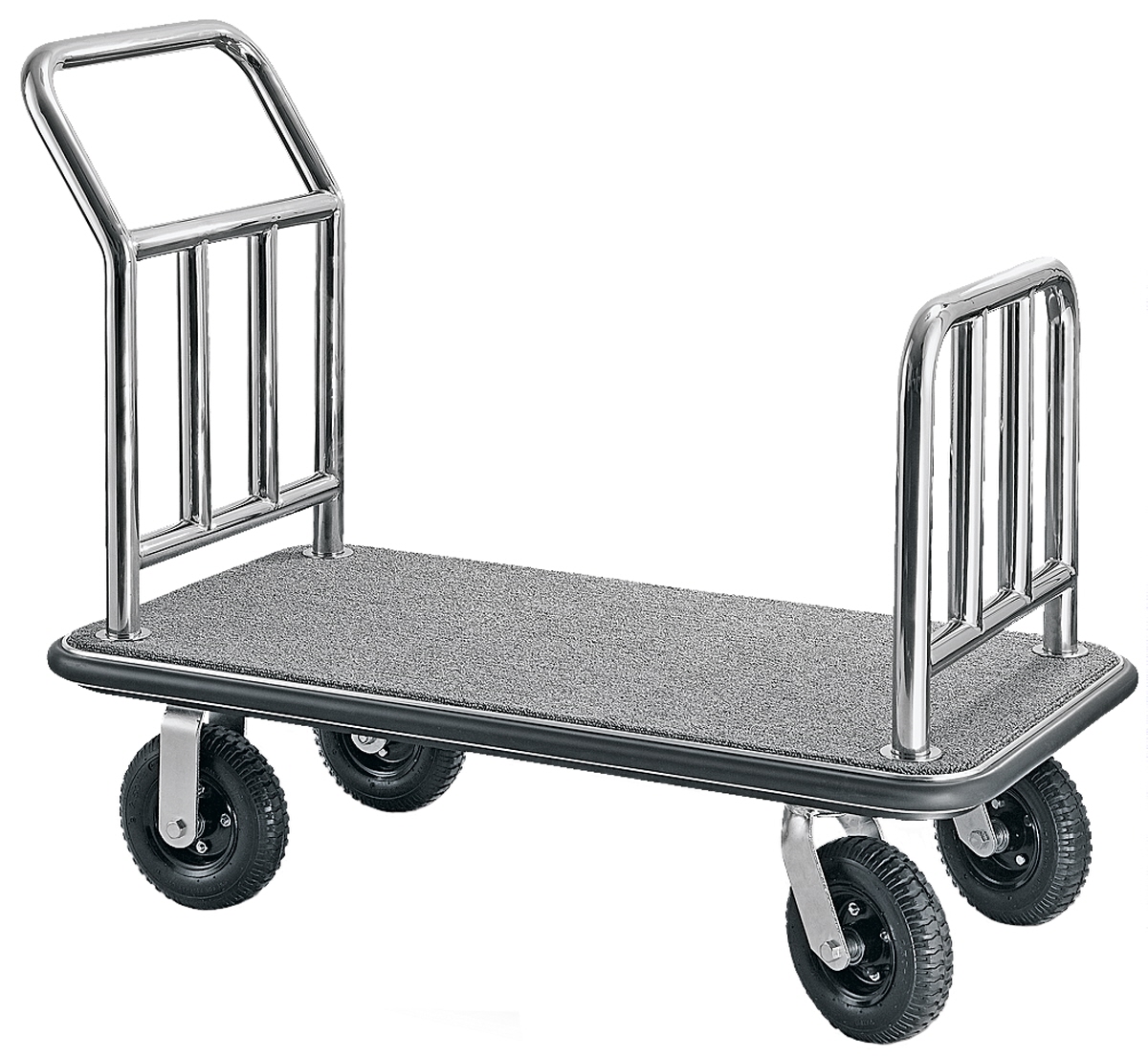 Gepäckwagen Edelstahl, grau - Contacto