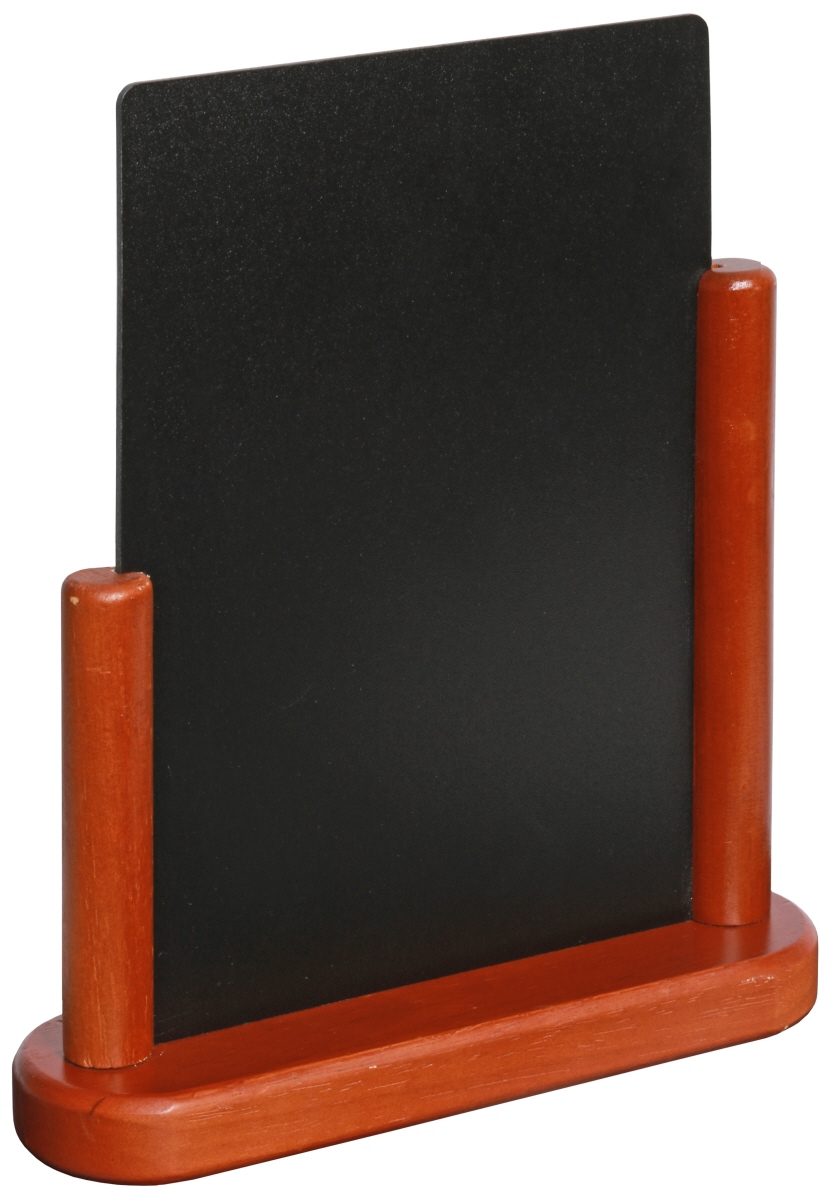 Contacto Tischtafel und Halterung 15x21 cm, mahagoni