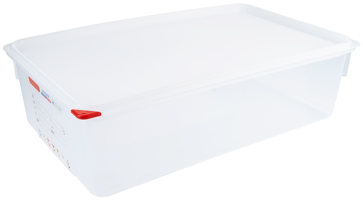 Contacto 5011/150 - Behälter GN 1/1 150 mm mit HACCP Colorclip Deckel aus Polypropylen, transparent