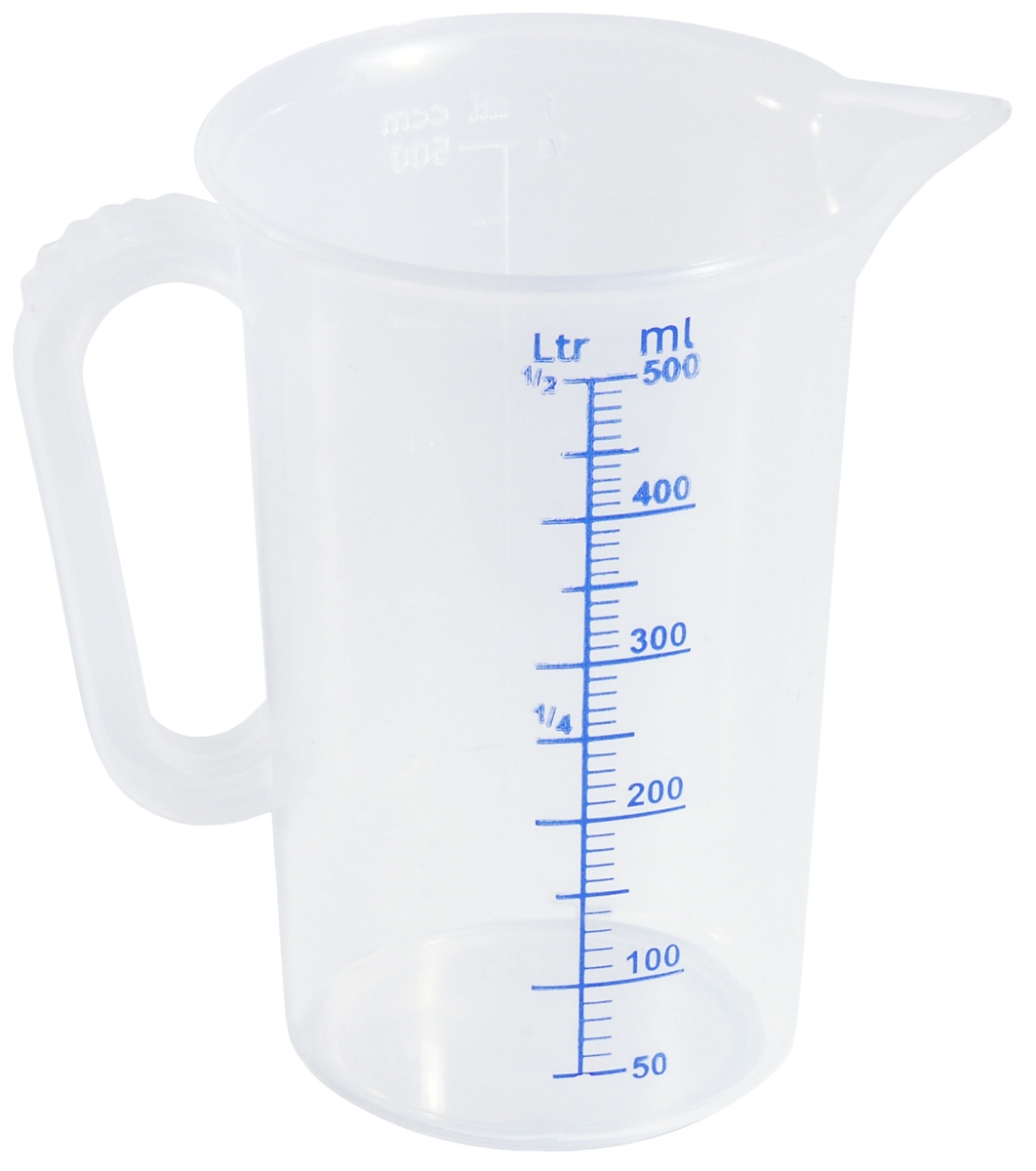 Contacto 3078/050 - Messbecher 0,5 l, Polypropylen