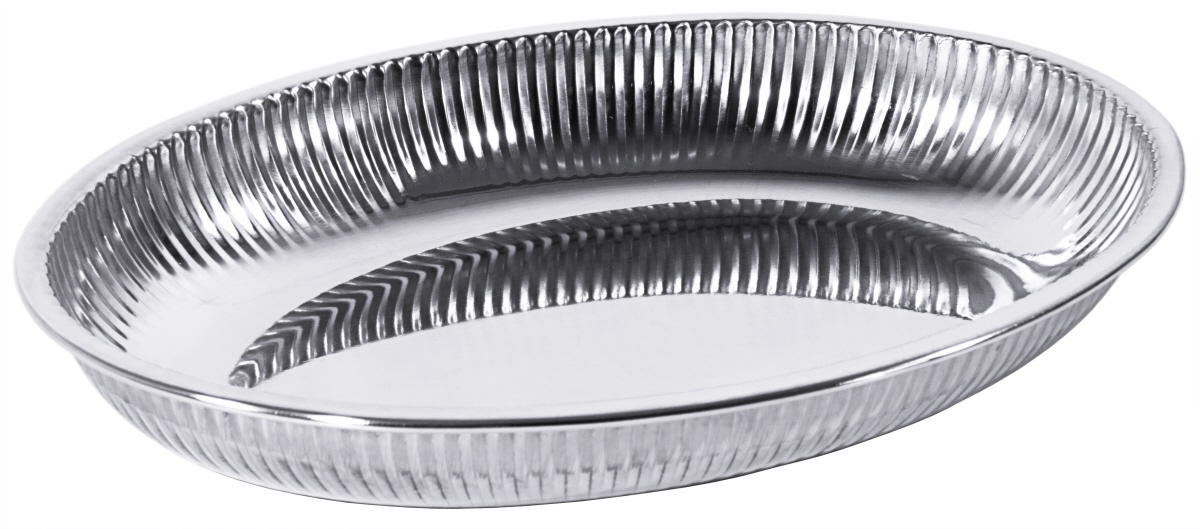 Brotschale Edelstahl, oval - Contacto
