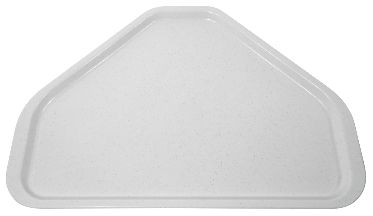 Contacto 5366/480 - Tablett Trapezform, lichtgrau 34 x 48 cm, glasfaserverstärkt
