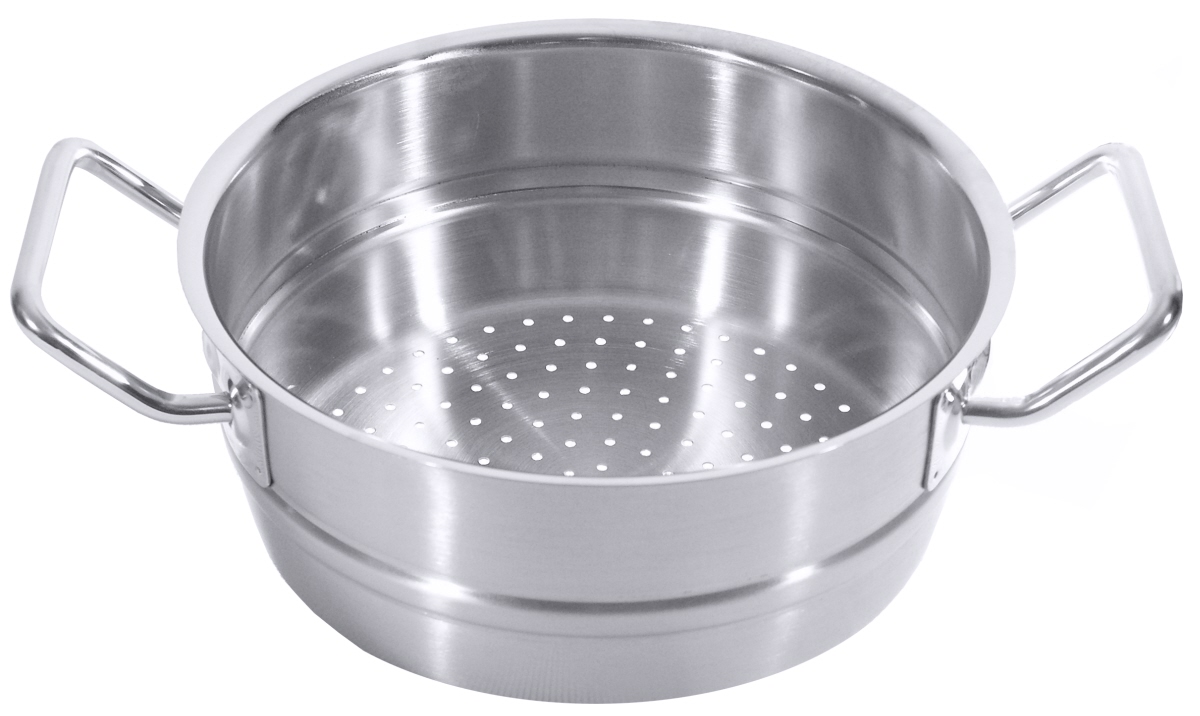 Dampfgareinsatz Edelstahl 24 cm - Contacto
