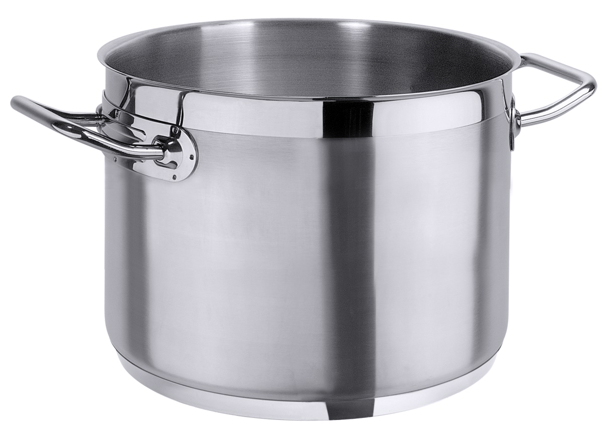 Edelstahl Kochtopf, mittelhoch 24 cm - Contacto
