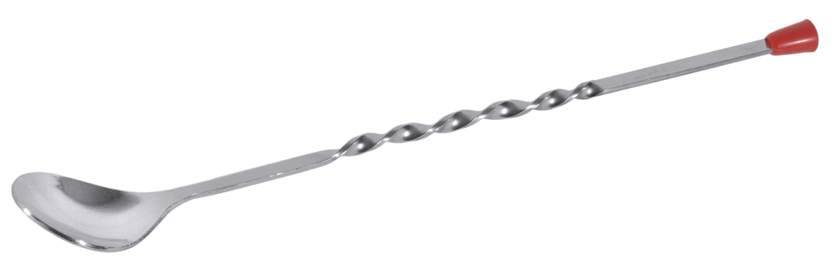 Barlöffel Edelstahl 28 cm, gedrehter Stiel - Contacto