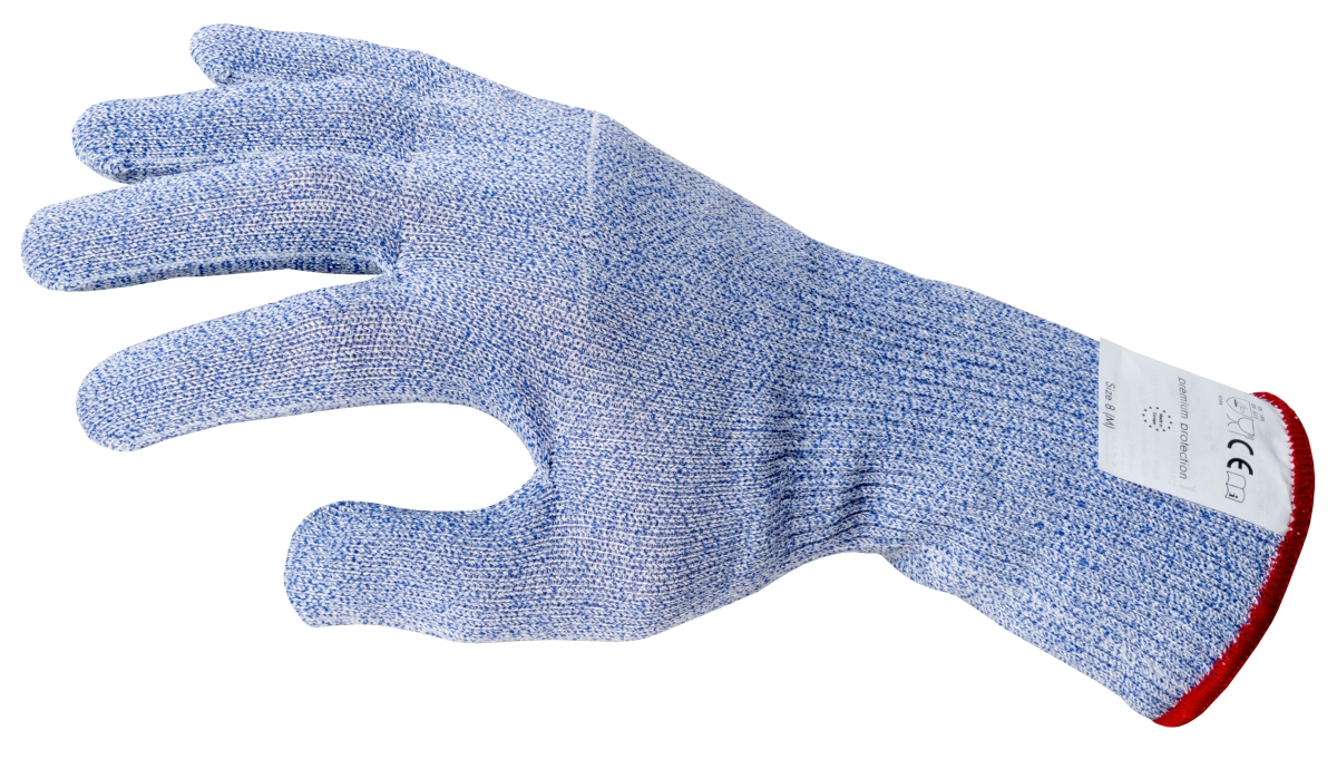Contacto 6526/008 - Schnittschutzhandschuh mittelschwer, Größe M, einzeln (rot)
