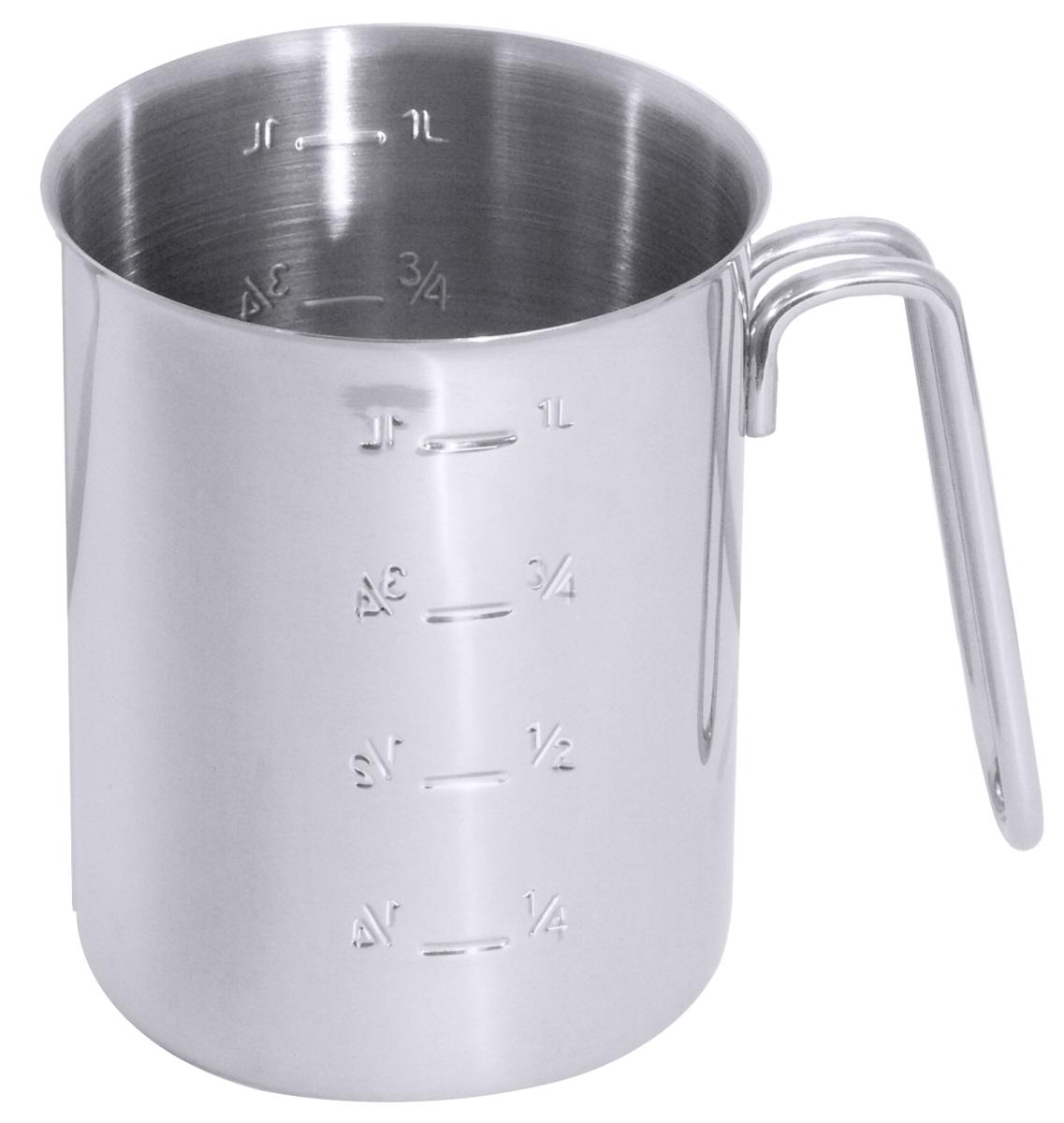 Messbecher 1 Liter, zylindrisch, graduiert - Contacto