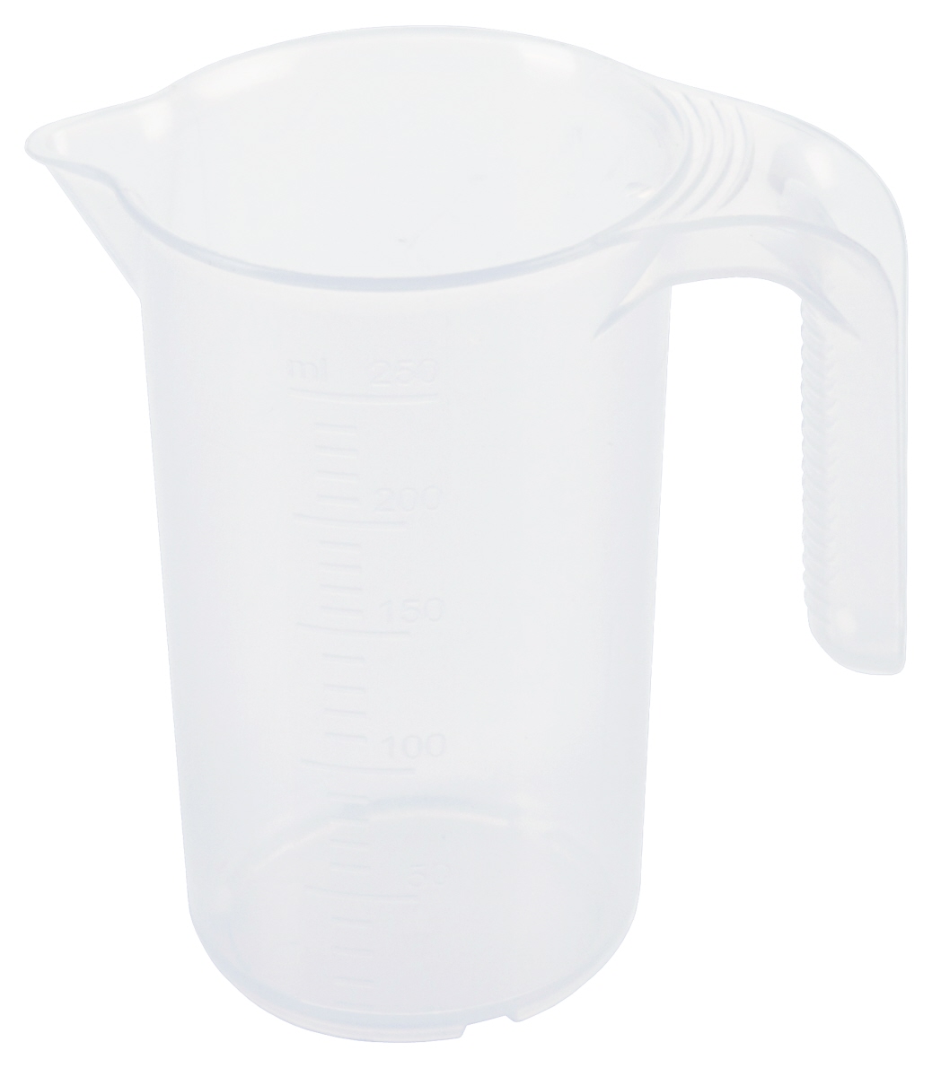 Contacto 3078/025 - Messbecher 0,25 l,Polypropylen