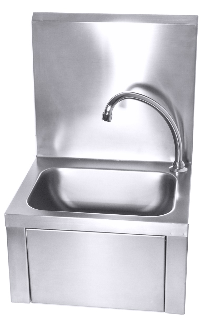 Handwaschbecken Edelstahl Wandmontage | 40x33x23 cm
