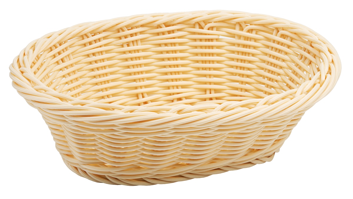 Contacto 4787/240 - Polyrattan-Korb oval 23,5 cm Brotkorb