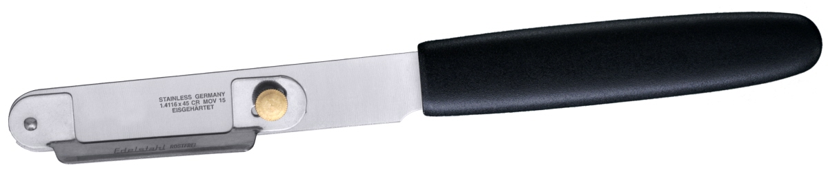 Spargelschäler mit schwarzem PA-Griff 21 cm - Contacto