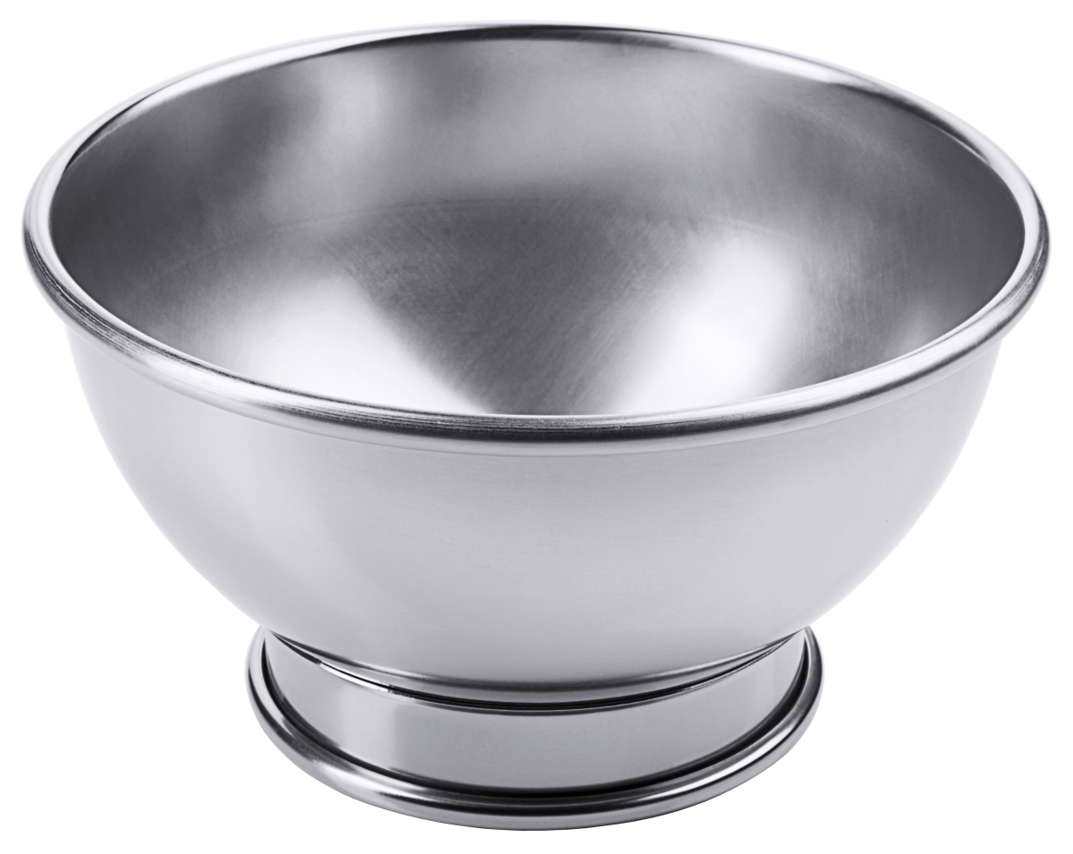 Edelstahl Rührschüssel 20 cm mit Bodenring - Contacto