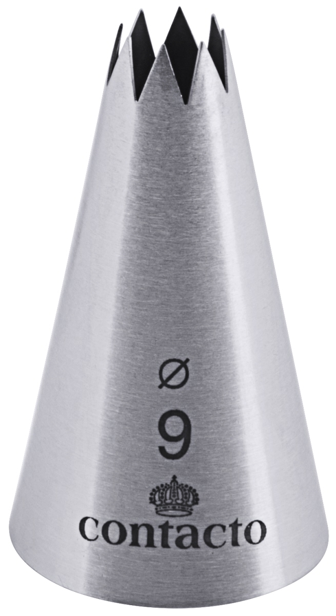 Contacto 711/009 - Sterntülle aus Edelstahl 9 mm